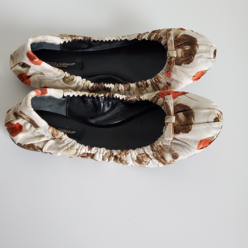 Dolce & Gabbana Ballerina Flat shoe size 37 1/2. - Picture 9 of 15